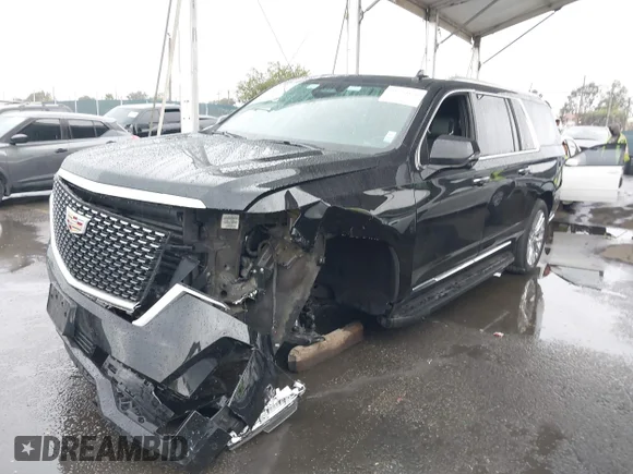 ✅ 2021 Cadillac Escalade ESV Premium Luxury • VIN: 1GYS3KKL5MR386798 • Lot: 43234176. Wystawiony na IAAI z przebiegiem 247 671 mil. Bezpłatny archiwum sprzedaży aukcyjnych z USA i szczegółowy raport historii pojazdu na DreamBid. Zdjęcie 2.