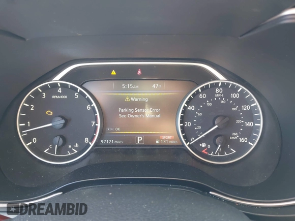 ✅ 2017 Nissan Maxima SR • VIN: 1N4AA6AP2HC380295 • Lot: 44789552. Wystawiony na IAAI z przebiegiem 97 121 mil. Bezpłatny archiwum sprzedaży aukcyjnych z USA i szczegółowy raport historii pojazdu na DreamBid. Zdjęcie 7.