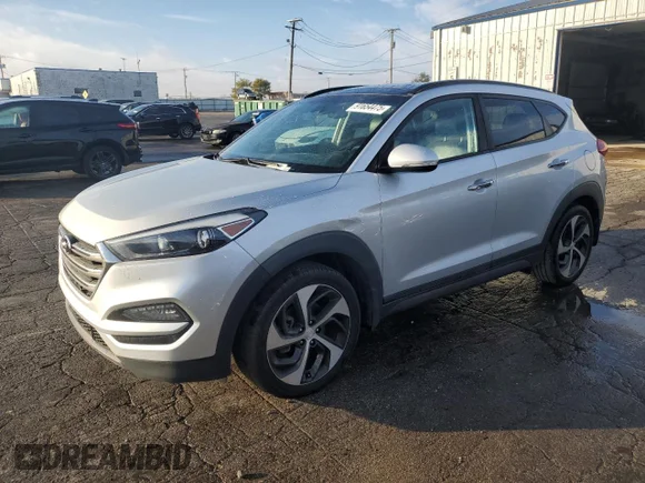 ✅ 2016 Hyundai Tucson Sport • VIN: KM8J3CA27GU225950 • Lot: 91654475. Listed on Copart with 146,571 mi. Free auction sales archive from the USA and detailed vehicle history report at DreamBid. Image 1.