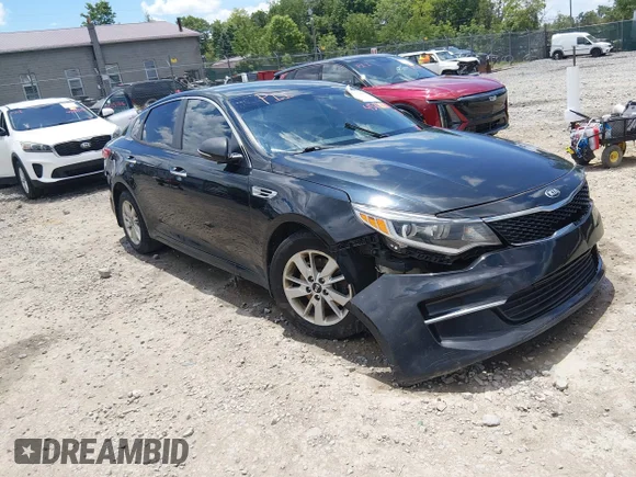 ✅ 2016 Kia Optima LX • VIN: KNAGT4L39G5105553 • Lot: 45272648. Wystawiony na IAAI z przebiegiem 220 925 mil. Bezpłatny archiwum sprzedaży aukcyjnych z USA i szczegółowy raport historii pojazdu na DreamBid. Zdjęcie 1.