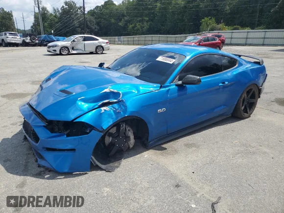 ✅ 2019 Ford Mustang GT • VIN: 1FA6P8CF5K5124314 • Лот: 71888044. Опубліковано раніше на Copart з пробігом 90 706 миль. Безкоштовний доступ до архіву аукціонних продажів зі США та докладний звіт про історію автомобіля на DreamBid. Зображення 1.