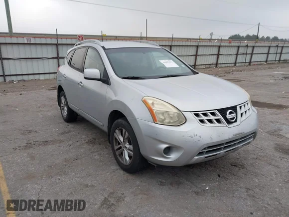 ✅ 2012 Nissan Rogue S • VIN: JN8AS5MT1CW295759 • Lot: 44087033. Listed on IAAI with 211,024 mi. Free auction sales archive from the USA and detailed vehicle history report at DreamBid. Image 1.