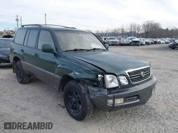 ✅ 1999 Lexus LX 470 • VIN: JT6HT00W2X0067473 • Lot: 44069329. Wystawiony na IAAI z przebiegiem 277 448 mil. Bezpłatny archiwum sprzedaży aukcyjnych z USA i szczegółowy raport historii pojazdu na DreamBid. Zdjęcie 1.