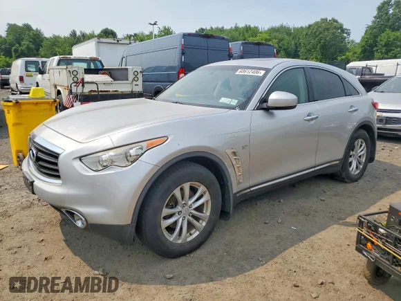 ✅ 2014 Infiniti QX70 • VIN: JN8CS1MW1EM413089 • Лот: 60612406. Опубликован ранее на Copart с пробегом 142 373 миль. Бесплатный доступ к архиву аукционных продаж из США и подробный отчёт об истории автомобиля на DreamBid. Изображение 1.