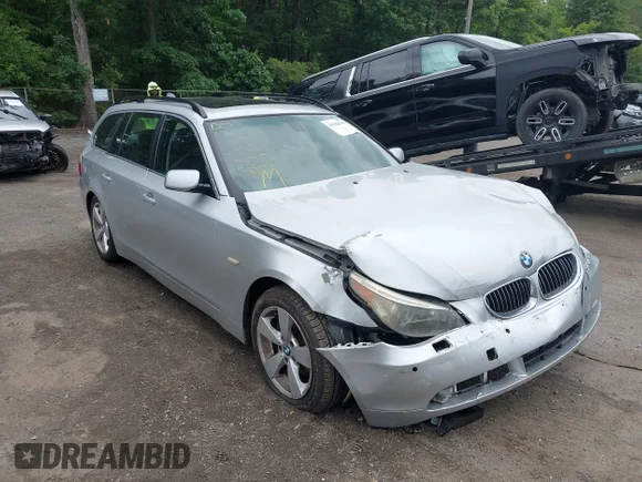 ✅ 2007 BMW 5 Series 530xi • VIN: WBANN735X7CN05010 • Lot: 45182596. Listed on IAAI with 177,949 mi. Free auction sales archive from the USA and detailed vehicle history report at DreamBid. Image 1.