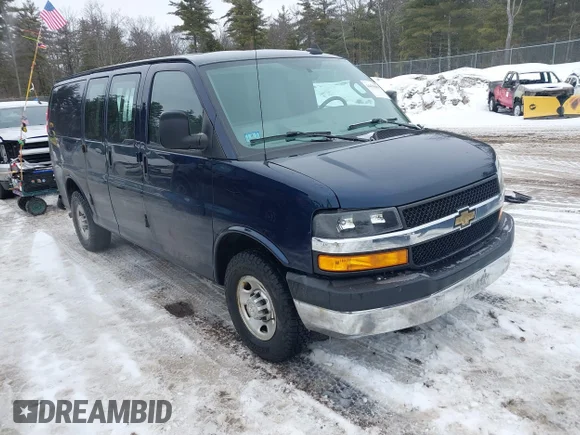 ✅ 2020 Chevrolet Express Cargo • VIN: 1GCWGAFG0L1184418 • Лот: 44430089. Опубліковано раніше на IAAI з пробігом 167 369 миль. Безкоштовний доступ до архіву аукціонних продажів зі США та докладний звіт про історію автомобіля на DreamBid. Зображення 1.