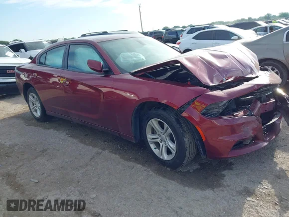 ✅ 2020 Dodge Charger SXT • VIN: 2C3CDXBG1LH165757 • Lot: 45055477. Listed on IAAI with 65,405 mi. Free auction sales archive from the USA and detailed vehicle history report at DreamBid. Image 1.