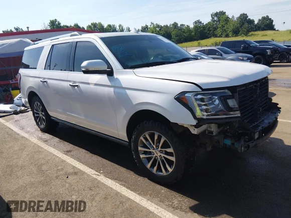 ✅ 2018 Ford Expedition Max Limited • VIN: 1FMJK1KT6JEA24010 • Lot: 45274567. Wystawiony na IAAI z przebiegiem 198 532 mil. Bezpłatny archiwum sprzedaży aukcyjnych z USA i szczegółowy raport historii pojazdu na DreamBid. Zdjęcie 1.