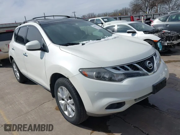✅ 2012 Nissan Murano S • VIN: JN8AZ1MU0CW117922 • Lot: 44201194. Wystawiony na IAAI z przebiegiem 115 810 mil. Bezpłatny archiwum sprzedaży aukcyjnych z USA i szczegółowy raport historii pojazdu na DreamBid. Zdjęcie 1.