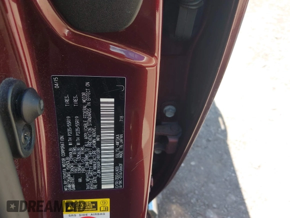 ✅ 2015 Lexus RX 350 • VIN: JTJBK1BAXF2481089 • Lot: 45233896. Wystawiony na IAAI z przebiegiem 87 687 mil. Bezpłatny archiwum sprzedaży aukcyjnych z USA i szczegółowy raport historii pojazdu na DreamBid. Zdjęcie 9.