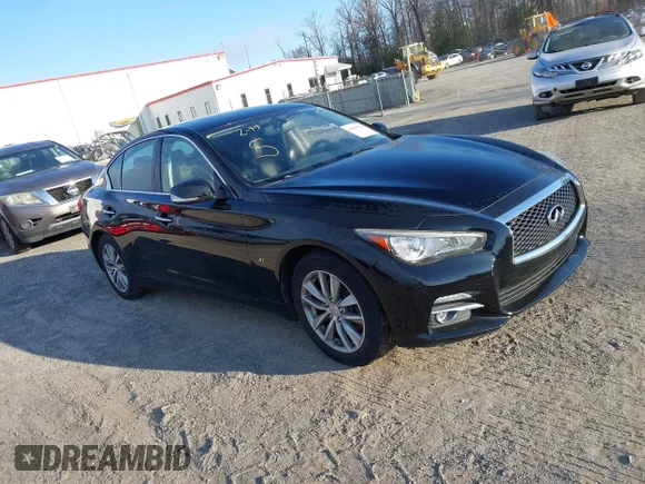 ✅ 2015 Infiniti Q50 • VIN: JN1BV7AR0FM399142 • Лот: 41854193. Опубликован ранее на IAAI с пробегом Не указан. Бесплатный доступ к архиву аукционных продаж из США и подробный отчёт об истории автомобиля на DreamBid. Изображение 1.