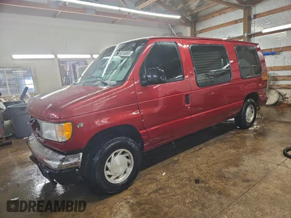✅ 2002 Ford Econoline Cargo • VIN: 1FDRE14L32HB01312 • Лот: 93148065. Опубліковано раніше на Copart з пробігом 206 241 миль. Безкоштовний доступ до архіву аукціонних продажів зі США та докладний звіт про історію автомобіля на DreamBid. Зображення 1.