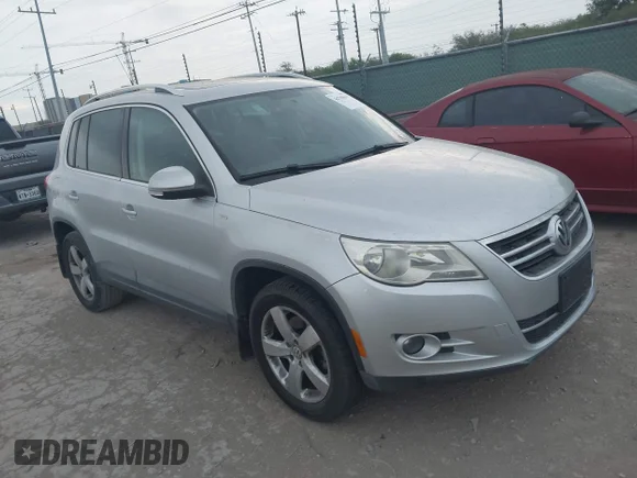 ✅ 2010 Volkswagen Tiguan S • VIN: WVGAV7AX8AW514621 • Lot: 44788665. Listed on IAAI with 122,991 mi. Free auction sales archive from the USA and detailed vehicle history report at DreamBid. Image 1.