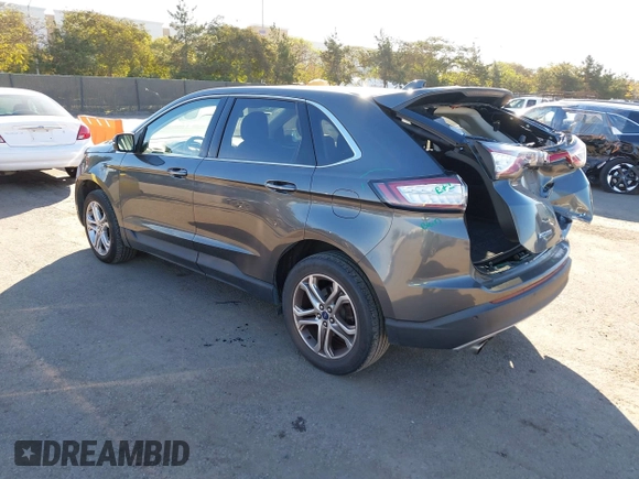 ✅ 2017 Ford Edge Titanium • VIN: 2FMPK3K9XHBC22590 • Lot: 44125168. Wystawiony na IAAI z przebiegiem 72 253 mil. Bezpłatny archiwum sprzedaży aukcyjnych z USA i szczegółowy raport historii pojazdu na DreamBid. Zdjęcie 3.