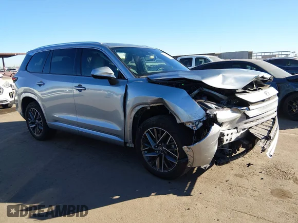 ✅ 2025 Lexus TX 350 • VIN: 5TDAAAA62SS013956 • Lot: 44089697. Listed on IAAI with 18,334 mi. Free auction sales archive from the USA and detailed vehicle history report at DreamBid. Image 1.