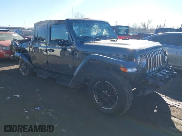 ✅ 2022 Jeep Gladiator High Altitude • VIN: 1C6HJTFG2NL183405 • Лот: 41341938. Опубликован ранее на IAAI с пробегом Не указан. Бесплатный доступ к архиву аукционных продаж из США и подробный отчёт об истории автомобиля на DreamBid. Изображение 1.
