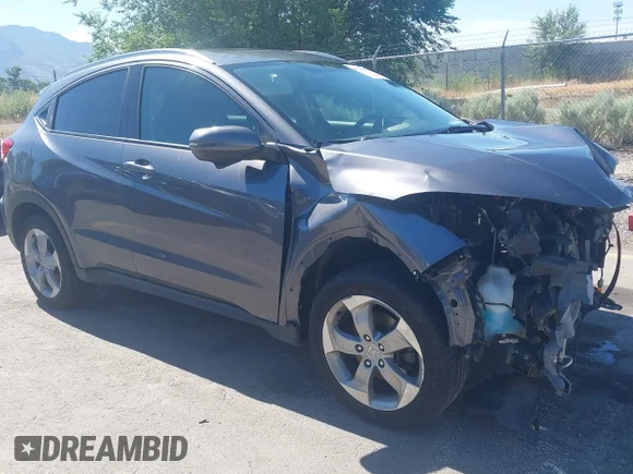 ✅ 2017 Honda HR-V EX-L • VIN: 3CZRU6H7XHM713863 • Lot: 45250876. Listed on IAAI with 115,473 mi. Free auction sales archive from the USA and detailed vehicle history report at DreamBid. Image 1.