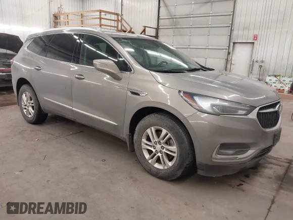 ✅ 2018 Buick Enclave Essence • VIN: 5GAEVAKW5JJ228197 • Лот: 43968672. Опубліковано раніше на IAAI з пробігом 102 291 миль. Безкоштовний доступ до архіву аукціонних продажів зі США та докладний звіт про історію автомобіля на DreamBid. Зображення 1.
