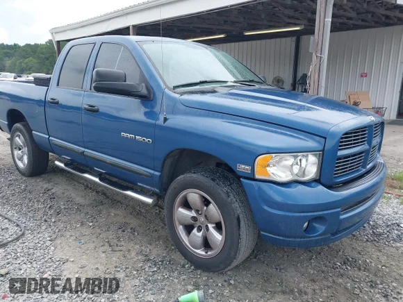 ✅ 2005 Dodge 1500 SLT • VIN: 1D7HA18D55S189761 • Лот: 45337167. Опубликован ранее на IAAI с пробегом 303 580 миль. Бесплатный доступ к архиву аукционных продаж из США и подробный отчёт об истории автомобиля на DreamBid. Изображение 1.