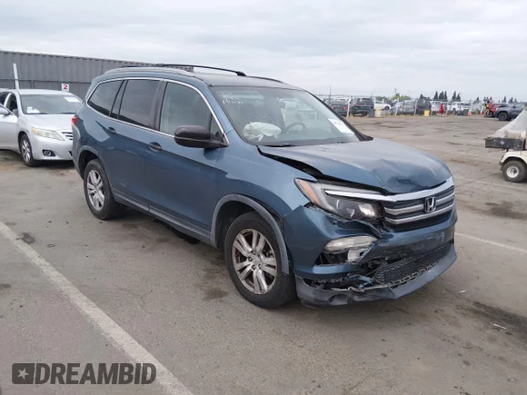 ✅ 2016 Honda Pilot LX • VIN: 5FNYF6H1XGB065239 • Лот: 44758189. Опубліковано раніше на IAAI з пробігом 108 996 миль. Безкоштовний доступ до архіву аукціонних продажів зі США та докладний звіт про історію автомобіля на DreamBid. Зображення 1.