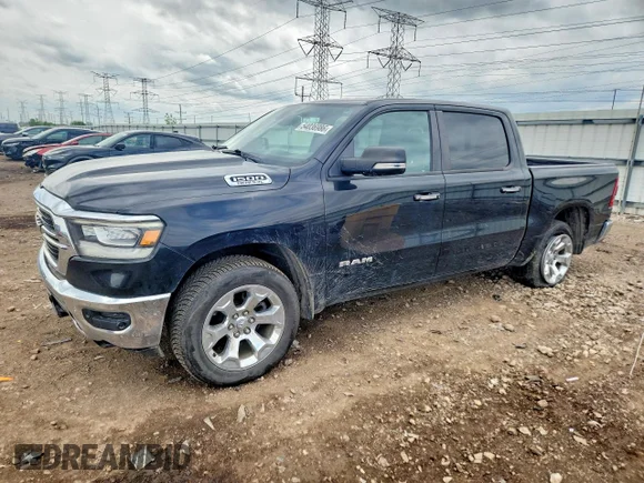 ✅ 2019 Ram 1500 Big Horn • VIN: 1C6SRFFT0KN500966 • Lot: 54036986. Wystawiony na Copart z przebiegiem 74 498 mil. Bezpłatny archiwum sprzedaży aukcyjnych z USA i szczegółowy raport historii pojazdu na DreamBid. Zdjęcie 1.