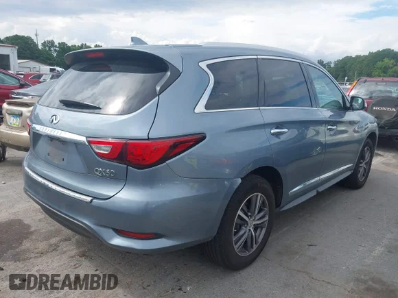 ✅ 2017 Infiniti QX60 • VIN: 5N1DL0MM1HC516136 • Lot: 45610276. Wystawiony na IAAI z przebiegiem 209 262 mil. Bezpłatny archiwum sprzedaży aukcyjnych z USA i szczegółowy raport historii pojazdu na DreamBid. Zdjęcie 4.