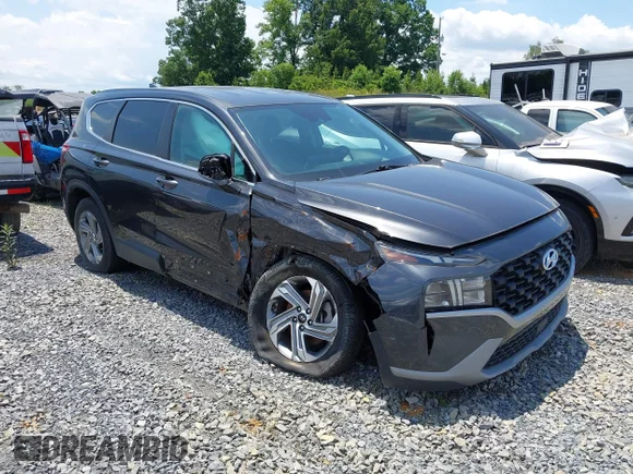 ✅ 2021 Hyundai Santa Fe SE • VIN: 5NMS14AJ8MH323299 • Лот: 45268563. Опубликован ранее на IAAI с пробегом 73 927 миль. Бесплатный доступ к архиву аукционных продаж из США и подробный отчёт об истории автомобиля на DreamBid. Изображение 1.