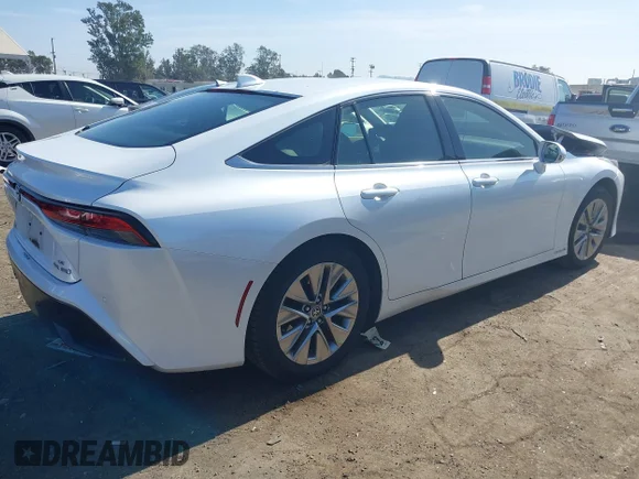 ✅ 2022 Toyota Mirai XLE • VIN: JTDAAAAA9NA004001 • Lot: 44283787. Wystawiony na IAAI z przebiegiem 39 333 mil. Bezpłatny archiwum sprzedaży aukcyjnych z USA i szczegółowy raport historii pojazdu na DreamBid. Zdjęcie 4.