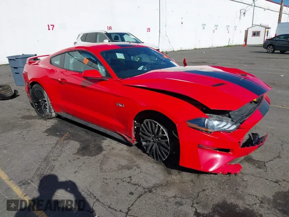 ✅ 2020 Ford Mustang GT Premium • VIN: 1FA6P8CF6L5125280 • Лот: 44462354. Опубликован ранее на IAAI с пробегом 18 814 миль. Бесплатный доступ к архиву аукционных продаж из США и подробный отчёт об истории автомобиля на DreamBid. Изображение 1.