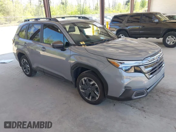 ✅ 2025 Subaru Forester Limited • VIN: JF2SLDNC4SH529757 • Lot: 42174715. Listed on IAAI with 2,196 mi. Free auction sales archive from the USA and detailed vehicle history report at DreamBid. Image 1.