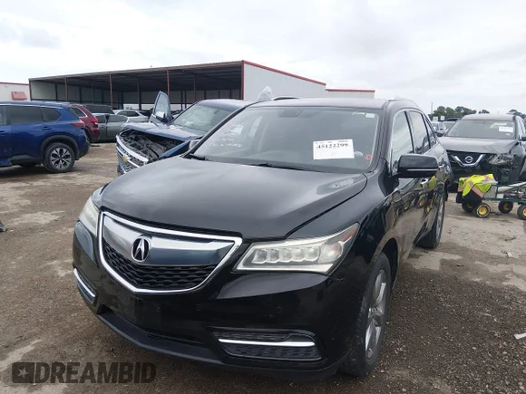 ✅ 2014 Acura MDX Advance • VIN: 5FRYD3H87EB020384 • Lot: 45122299. Listed on IAAI with 174,760 mi. Free auction sales archive from the USA and detailed vehicle history report at DreamBid. Image 2.