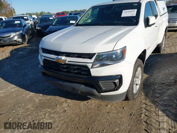 ✅ 2022 Chevrolet Colorado 2WD LT • VIN: 1GCHSCEN9N1154002 • Lot: 44344033. Listed on IAAI with 147,330 mi. Free auction sales archive from the USA and detailed vehicle history report at DreamBid. Image 6.