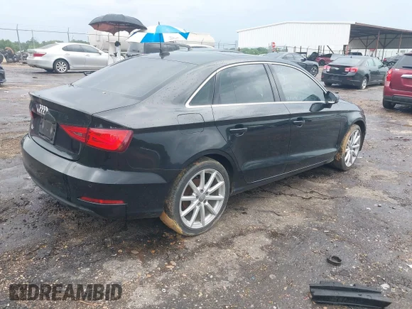 ✅ 2015 Audi A3 Premium • VIN: WAUACGFF4F1103101 • Lot: 42407412. Listed on IAAI with 201,490 mi. Free auction sales archive from the USA and detailed vehicle history report at DreamBid. Image 4.