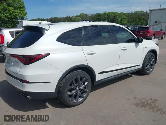 ✅ 2022 Acura MDX w/A-Spec Package • VIN: 5J8YE1H05NL023473 • Lot: 45195173. Wystawiony na IAAI z przebiegiem 21 292 mil. Bezpłatny archiwum sprzedaży aukcyjnych z USA i szczegółowy raport historii pojazdu na DreamBid. Zdjęcie 4.