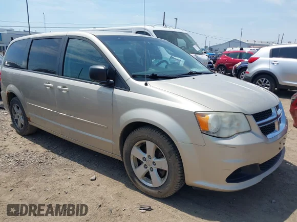 ✅ 2013 Dodge Grand Caravan American Value • VIN: 2C4RDGBG1DR612847 • Лот: 45252022. Опубліковано раніше на IAAI з пробігом 158 428 миль. Безкоштовний доступ до архіву аукціонних продажів зі США та докладний звіт про історію автомобіля на DreamBid. Зображення 1.