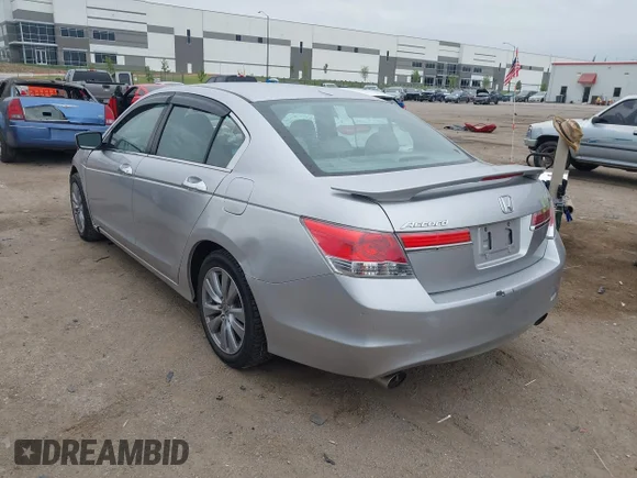 ✅ 2012 Honda Accord EX-L • VIN: 1HGCP3F82CA036621 • Lot: 45162150. Listed on IAAI with 169,409 mi. Free auction sales archive from the USA and detailed vehicle history report at DreamBid. Image 3.