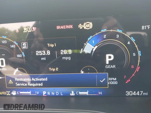 ✅ 2024 Chevrolet Colorado 4WD Trail Boss • VIN: 1GCPTEEK9R1121856 • Лот: 45093850. Опубликован ранее на IAAI с пробегом 30 447 миль. Бесплатный доступ к архиву аукционных продаж из США и подробный отчёт об истории автомобиля на DreamBid. Изображение 7.