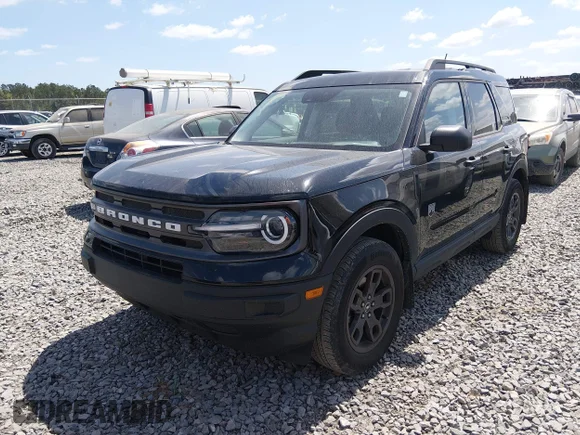✅ 2024 Ford Bronco Sport Big Bend • VIN: 3FMCR9B60RRE37269 • Lot: 44735188. Wystawiony na IAAI z przebiegiem 22 476 mil. Bezpłatny archiwum sprzedaży aukcyjnych z USA i szczegółowy raport historii pojazdu na DreamBid. Zdjęcie 2.