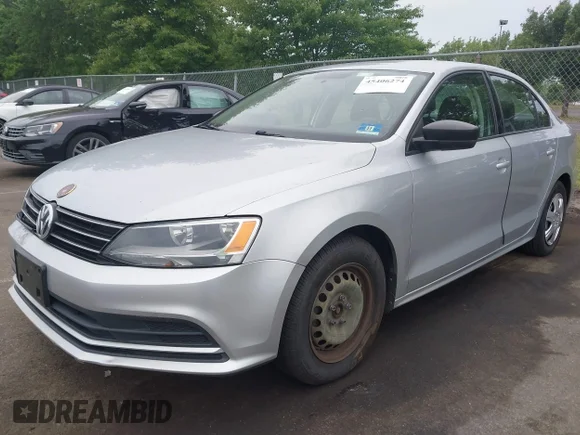 ✅ 2015 Volkswagen Jetta S • VIN: 3VW2K7AJ5FM421282 • Lot: 45406274. Wystawiony na IAAI z przebiegiem 173 761 mil. Bezpłatny archiwum sprzedaży aukcyjnych z USA i szczegółowy raport historii pojazdu na DreamBid. Zdjęcie 2.