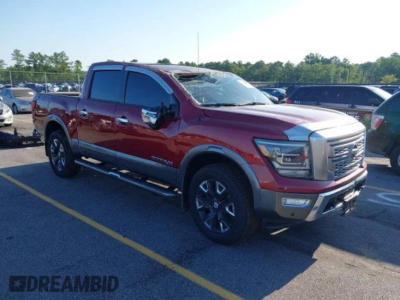 ✅ 2021 Nissan Titan Pro-4X • VIN: 1N6AA1ED4MN525555 • Lot: 42563247. Wystawiony na IAAI z przebiegiem 63 259 mil. Bezpłatny archiwum sprzedaży aukcyjnych z USA i szczegółowy raport historii pojazdu na DreamBid. Zdjęcie 1.