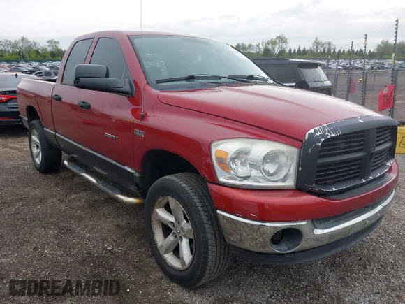 ✅ 2007 Dodge 1500 SLT • VIN: 1D7HU18247S192272 • Лот: 44964368. Опубліковано раніше на IAAI з пробігом 192 100 миль. Безкоштовний доступ до архіву аукціонних продажів зі США та докладний звіт про історію автомобіля на DreamBid. Зображення 1.
