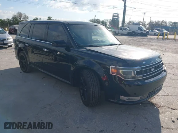 ✅ 2018 Ford Flex Limited • VIN: 2FMGK5D81JBA05788 • Lot: 41599235. Listed on IAAI with 72,267 mi. Free auction sales archive from the USA and detailed vehicle history report at DreamBid. Image 1.