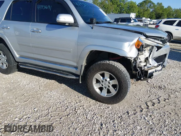 ✅ 2013 Toyota 4Runner Limited • VIN: JTEBU5JR9D5118852 • Lot: 44931691. Listed on IAAI with 208,555 mi. Free auction sales archive from the USA and detailed vehicle history report at DreamBid. Image 1.