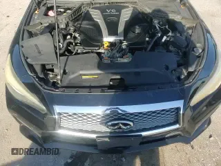 ✅ 2017 Infiniti Q50 Red Sport 400 • VIN: JN1FV7AR5HM871906 • Lot: 81828335. Listed on Copart with 104,980 mi. Free auction sales archive from the USA and detailed vehicle history report at DreamBid. Image 13.