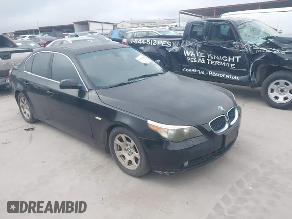 ✅ 2004 BMW 5 Series 525i • VIN: WBANA535X4B174558 • Lot: 45260088. Wystawiony na IAAI z przebiegiem 178 777 mil. Bezpłatny archiwum sprzedaży aukcyjnych z USA i szczegółowy raport historii pojazdu na DreamBid. Zdjęcie 1.