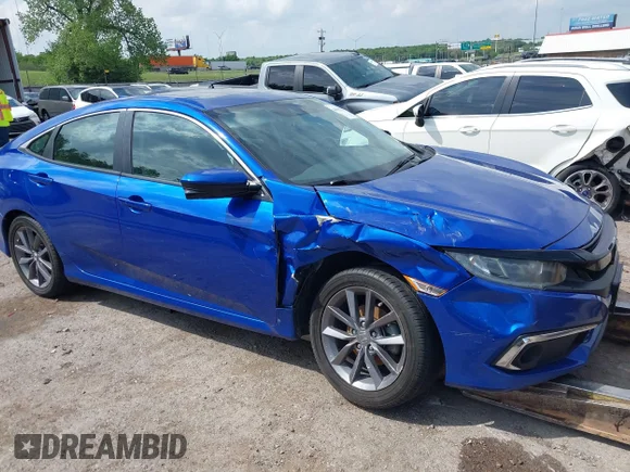 ✅ 2019 Honda Civic EX • VIN: 19XFC1F31KE004481 • Лот: 44865221. Опубликован ранее на IAAI с пробегом 109 755 миль. Бесплатный доступ к архиву аукционных продаж из США и подробный отчёт об истории автомобиля на DreamBid. Изображение 1.