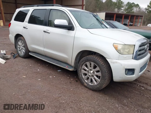 ✅ 2010 Toyota Sequoia Platinum • VIN: 5TDYY5G17AS028190 • Lot: 44412824. Listed on IAAI with Not provided. Free auction sales archive from the USA and detailed vehicle history report at DreamBid. Image 1.