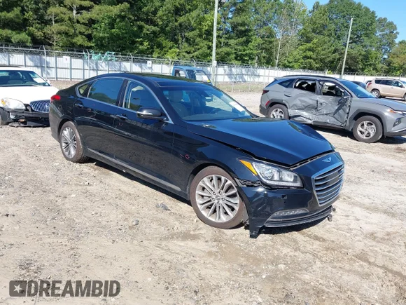 ✅ 2016 Hyundai Genesis 3.8L • VIN: KMHGN4JE7GU144158 • Lot: 43064060. Wystawiony na IAAI z przebiegiem 84 140 mil. Bezpłatny archiwum sprzedaży aukcyjnych z USA i szczegółowy raport historii pojazdu na DreamBid. Zdjęcie 1.