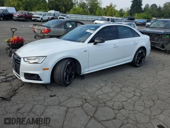 ✅ 2018 Audi S4 Prestige • VIN: WAUC4AF47JA219757 • Лот: 71286255. Опубліковано раніше на Copart з пробігом 81 842 миль. Безкоштовний доступ до архіву аукціонних продажів зі США та докладний звіт про історію автомобіля на DreamBid. Зображення 1.