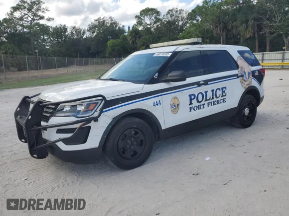 ✅ 2017 Ford Police Interceptor Utility • VIN: 1FM5K8AR9HGD57509 • Лот: 86819595. Опубликован ранее на Copart с пробегом 106 398 миль. Бесплатный доступ к архиву аукционных продаж из США и подробный отчёт об истории автомобиля на DreamBid. Изображение 1.